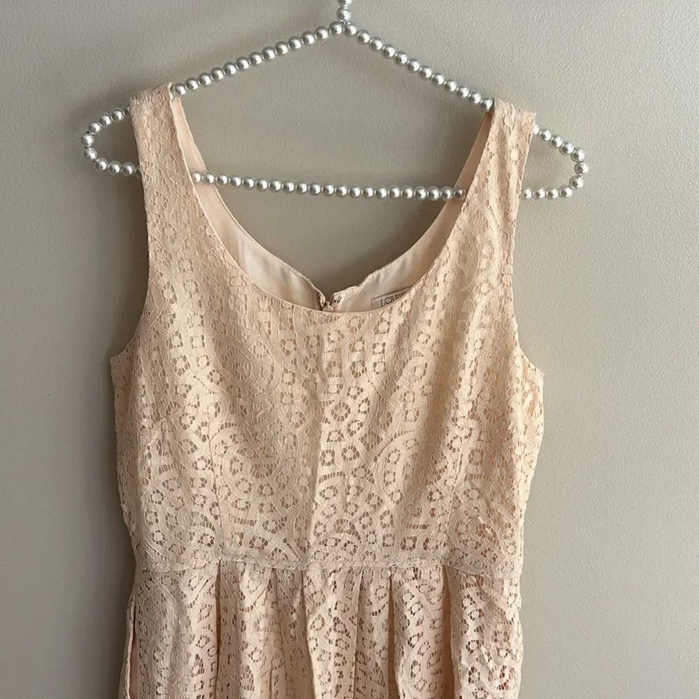 J. Crew Cream Lace Dress size 8